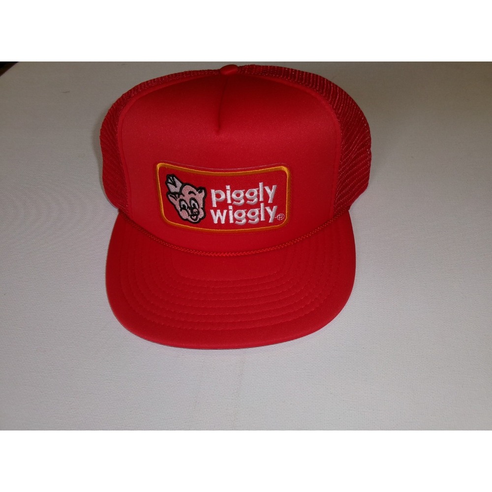 PIGGLY WIGGLY SNAPBCK 90S  BEACH GOLF Y2K 00S HAT CAP VINTAGE J2